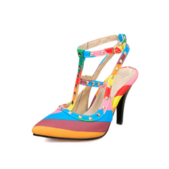 Women's Rockstud Rainbow Pumps