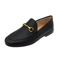 Women's Leather&Velvet Penny Loafers