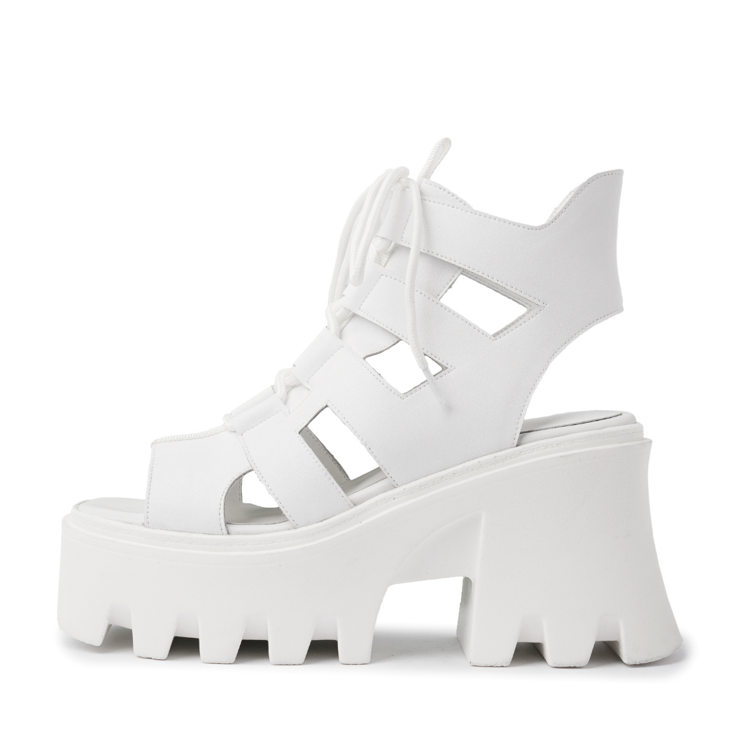 women platform sandal boots