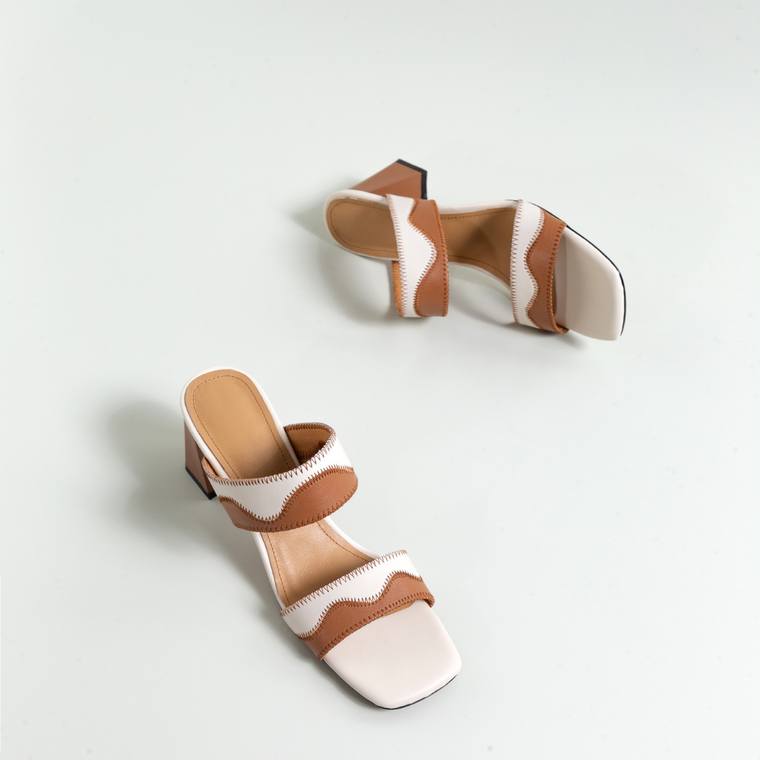 heel square toe sandals