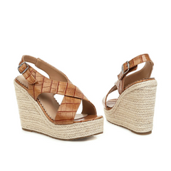 Women's Stone Grain Espadrille Wedges