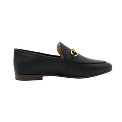 Women's Leather&Velvet Penny Loafers