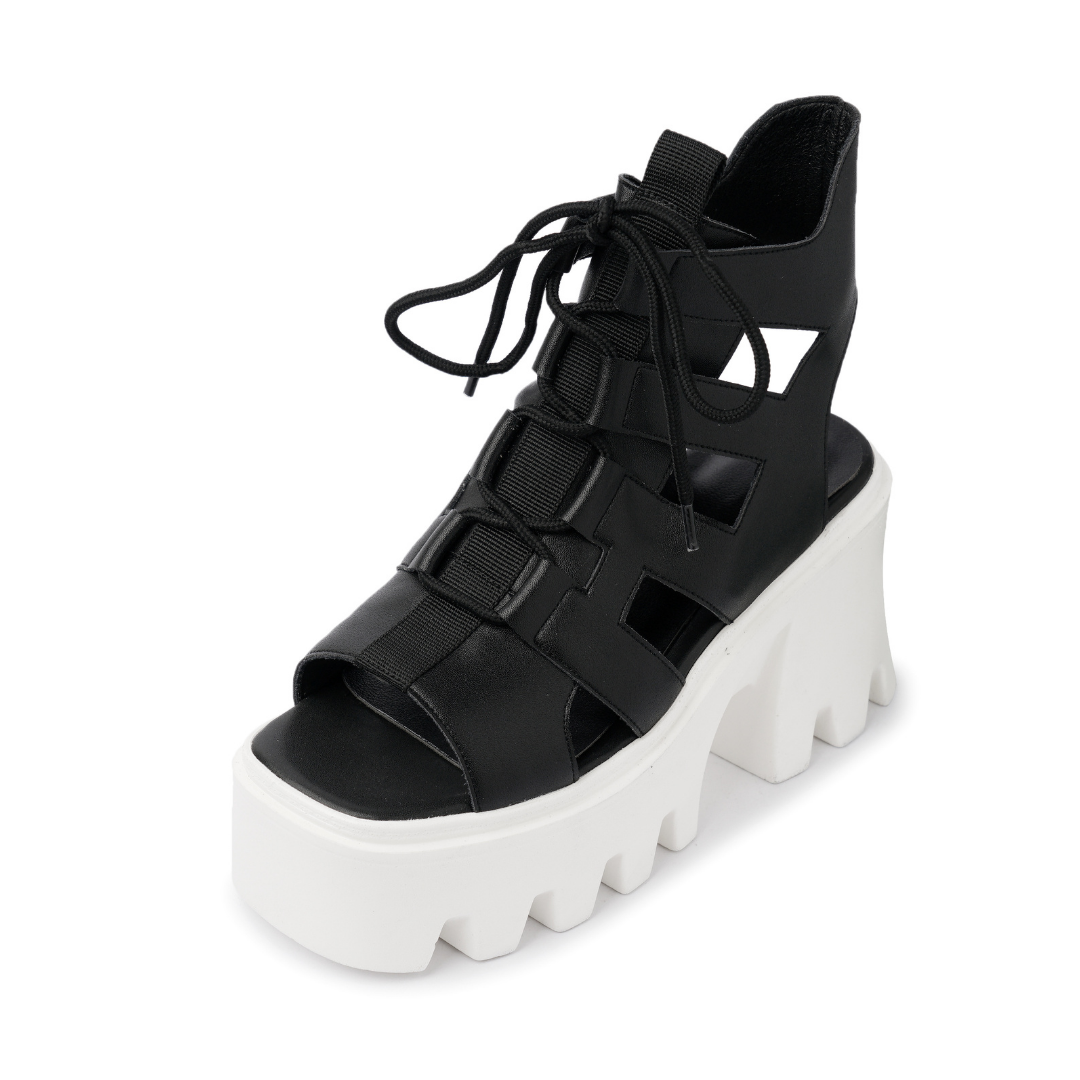 women platform sandal boots