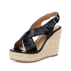 Women's Stone Grain Espadrille Wedges