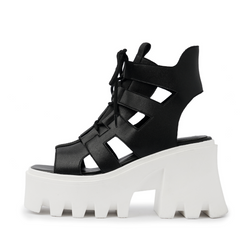 women platform sandal boots