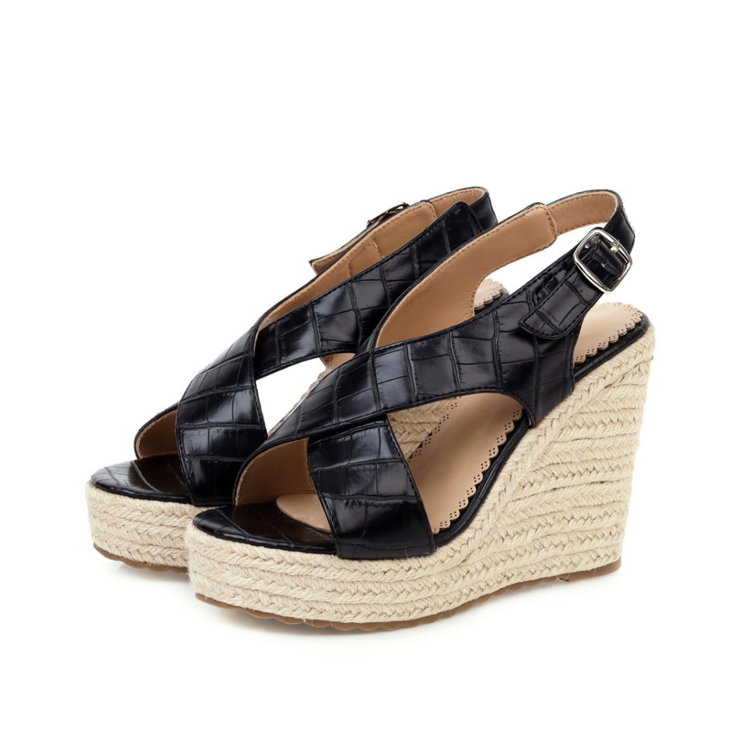 Women's Stone Grain Espadrille Wedges