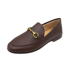 Women's Leather&Velvet Penny Loafers