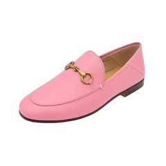 Women's Leather&Velvet Penny Loafers