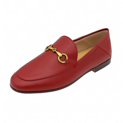 Women's Leather&Velvet Penny Loafers