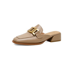 Square Toe Mules for Women