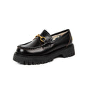 Black Genuine Leather