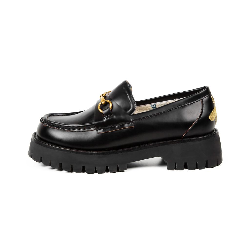 women platform loafers